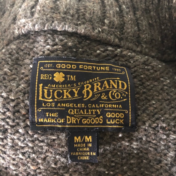 Lucky Brand Men’s Wool Sweater - Picture 3 of 3
